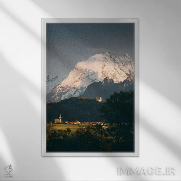 تابلو دکوراتیو فرایلسینگ، آلمان اثر سباستین شایخل - نمای قابدار سفید