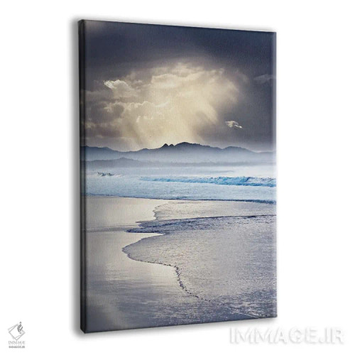 تابلو دکوراتیو طوفان ساحلی ۱ اثر می - نمای پرسپکتیو محصول