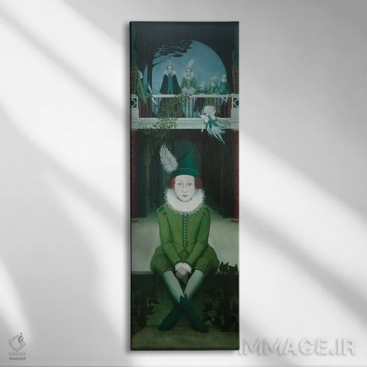 تابلو دکوراتیو دیگر هیچ تسلیم شدنی جز رویا نیست اثر رزالین لاینز - نمای روبهرو روی دیوار