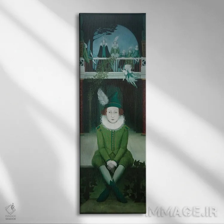 تابلو دکوراتیو دیگر هیچ تسلیم شدنی جز رویا نیست اثر رزالین لاینز - نمای روبهرو روی دیوار