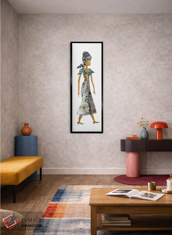 تابلو دکوراتیو زن با سربند ژوزا اثر جینا ریتر - D4B