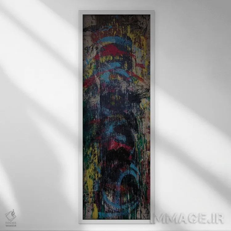 تابلو دکوراتیو دوقطبی اثر شاون جیکوبز - نمای قابدار سفید