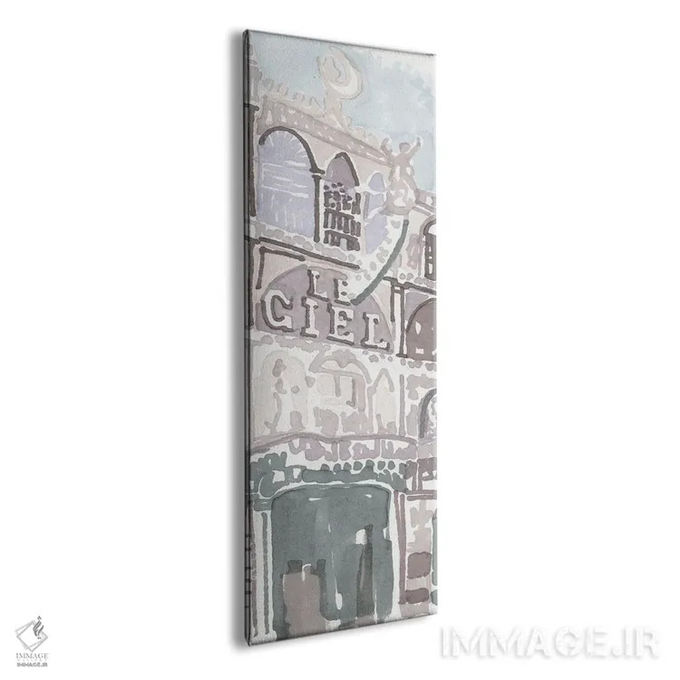 تابلو دکوراتیو خیابان پاریس II اثر استودیو طراحی استلار - نمای پرسپکتیو محصول