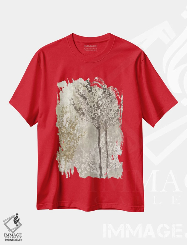 تیشرت قرمز طرح دار هر صبح II اثر آلیسون پیرس