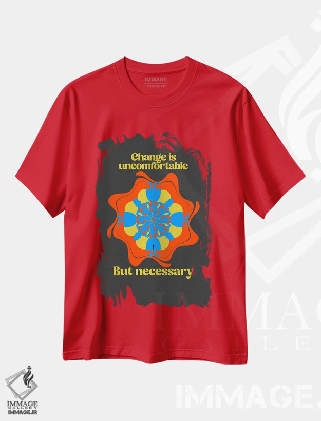 تیشرت قرمز طرح دار تغییر اثر بست ورلد اثر سیرا کیلن