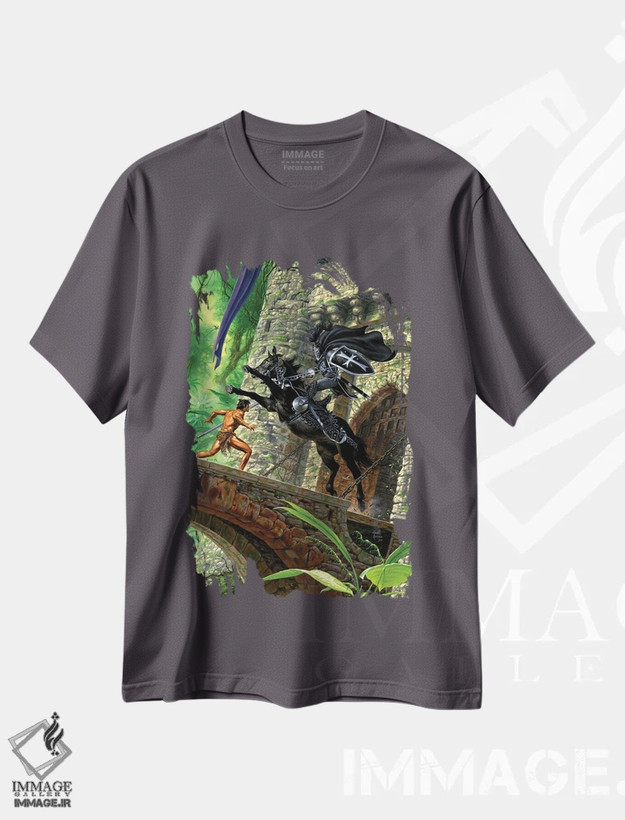 تیشرت طوسی طرح دار Lord of the Jungle?,تارزان، ارباب جنگل اثر جو جوسکو