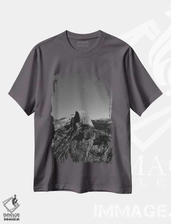 تیشرت طوسی طرح دار Yosemite National Park II,نقطه گلیشر - پارک ملی یوسیمیتی دوم اثر بثانی یانگ