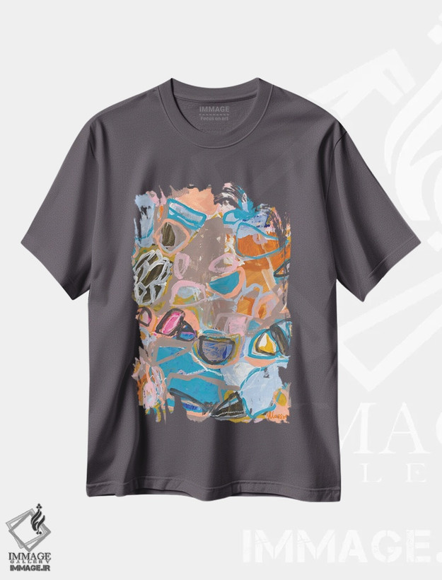 تیشرت طوسی طرح هنری ,در جستجوی یک خانه اثر ماریسول اِورا