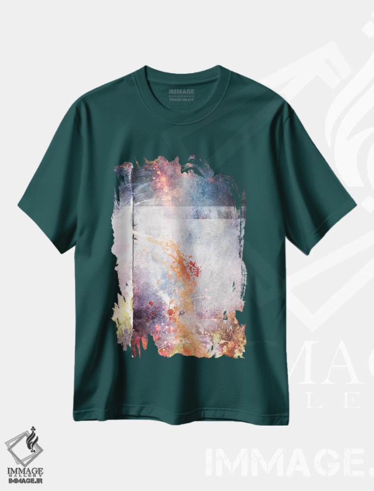 تیشرت سبز طرح دار اتفاق خوشایند اثر ایمی استوارت