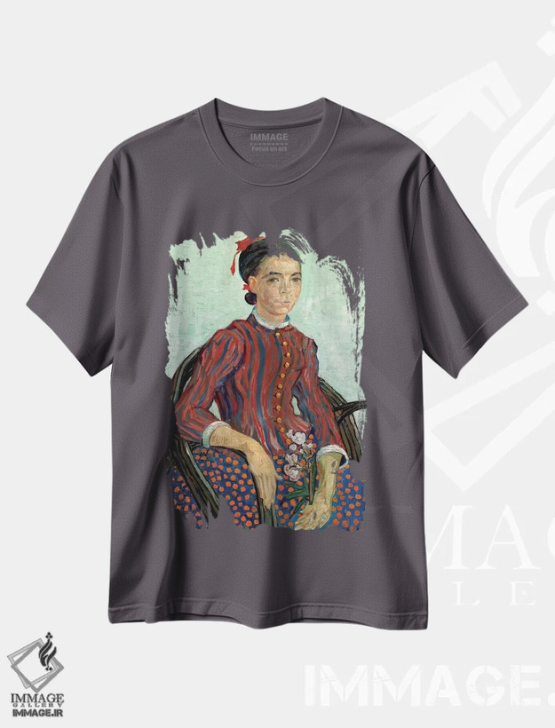 تیشرت طوسی طرح دار لا موسمه، ۱۸۸۸ اثر ونسان ون گوگ
