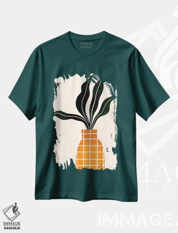 تیشرت سبز طرح دار پیتر، گیاه اثر کوبیستیکا