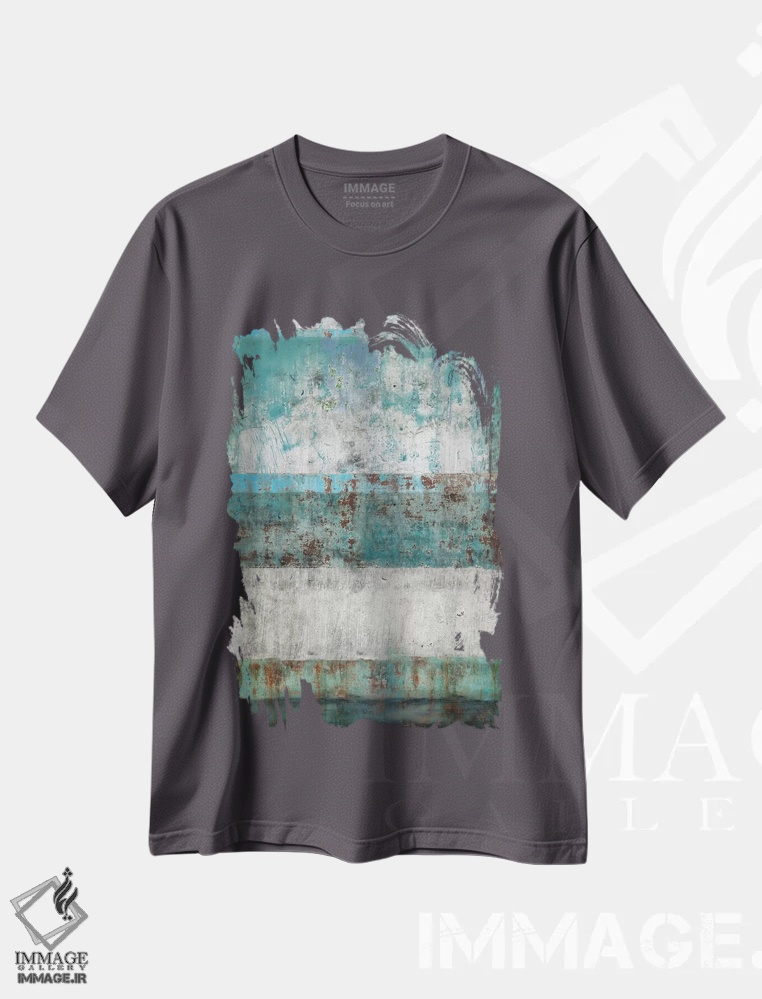 تیشرت طوسی طرح مینیمال ,زیبا اثر ماکسیمیلیانو کاسال