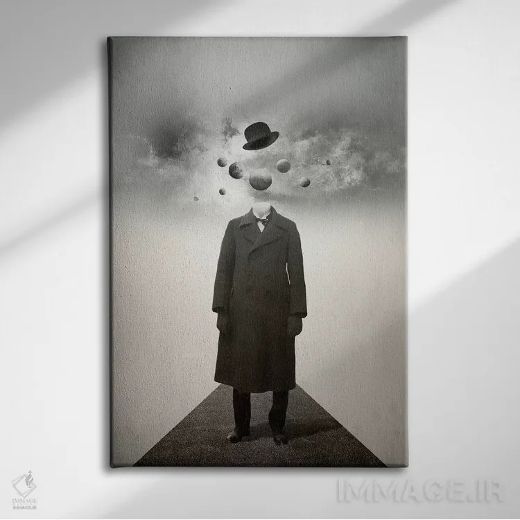 تابلو دکوراتیو سیارات اثر فرن رودریگز - نمای روبهرو روی دیوار