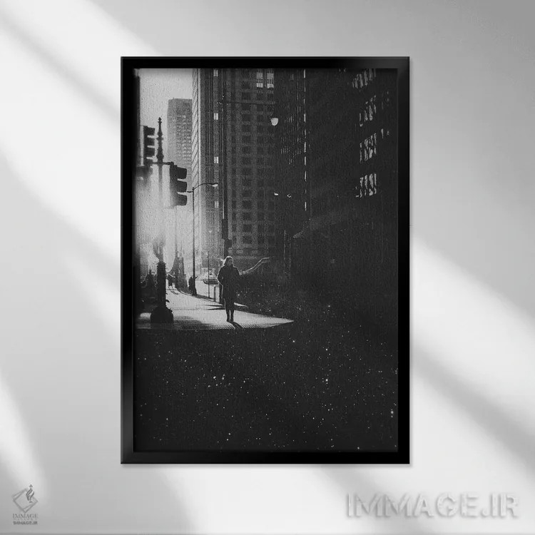 تابلو دکوراتیو هر روز اثر فرن رودریگز - نمای قابدار مشکی