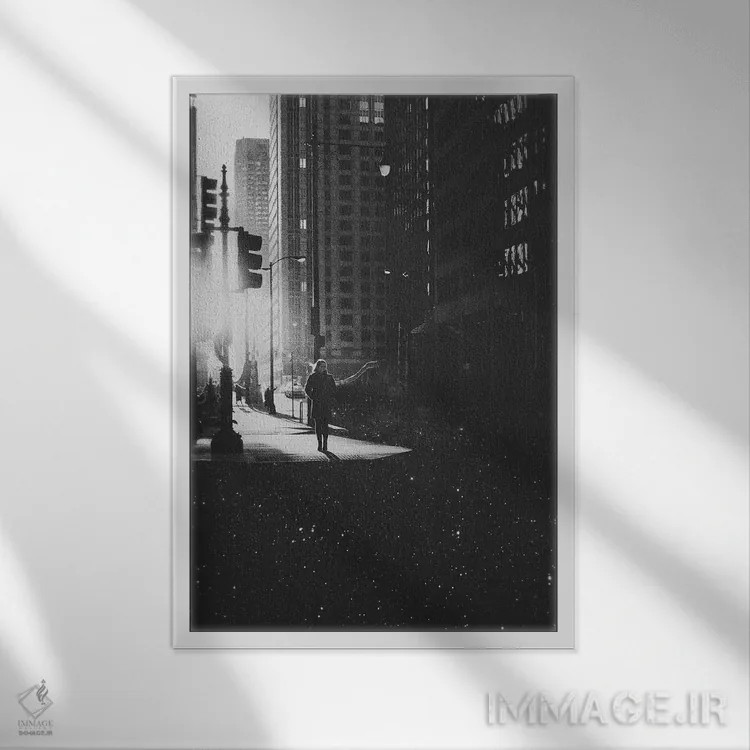 تابلو دکوراتیو هر روز اثر فرن رودریگز - نمای قابدار سفید