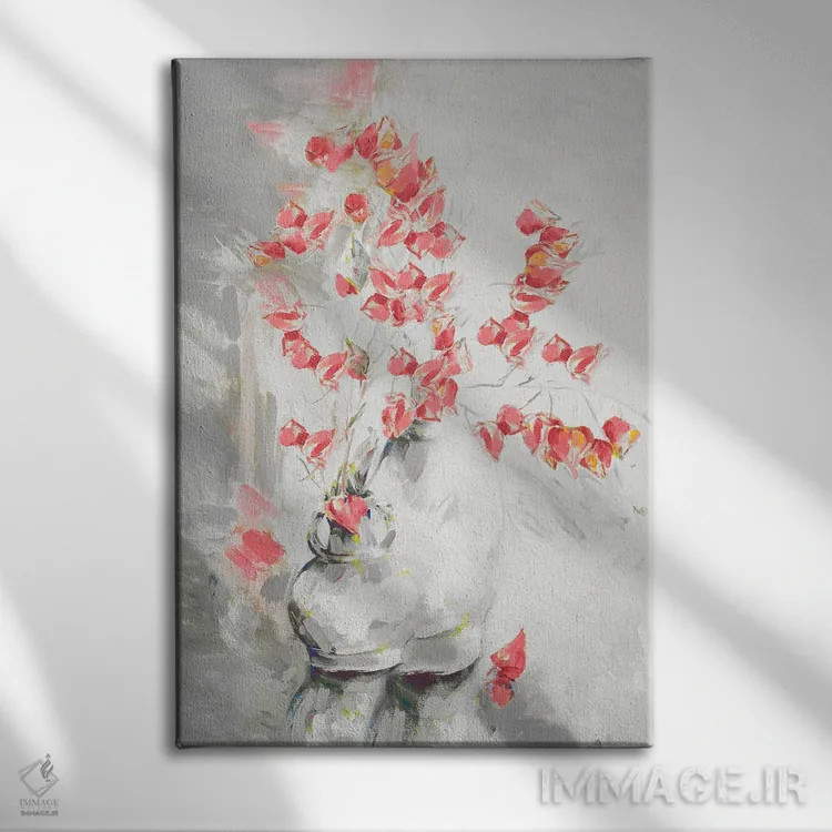 تابلو دکوراتیو رزهای قرمز ۲ اثر هدر ای. فرنچ-روسیه - نمای روبهرو روی دیوار