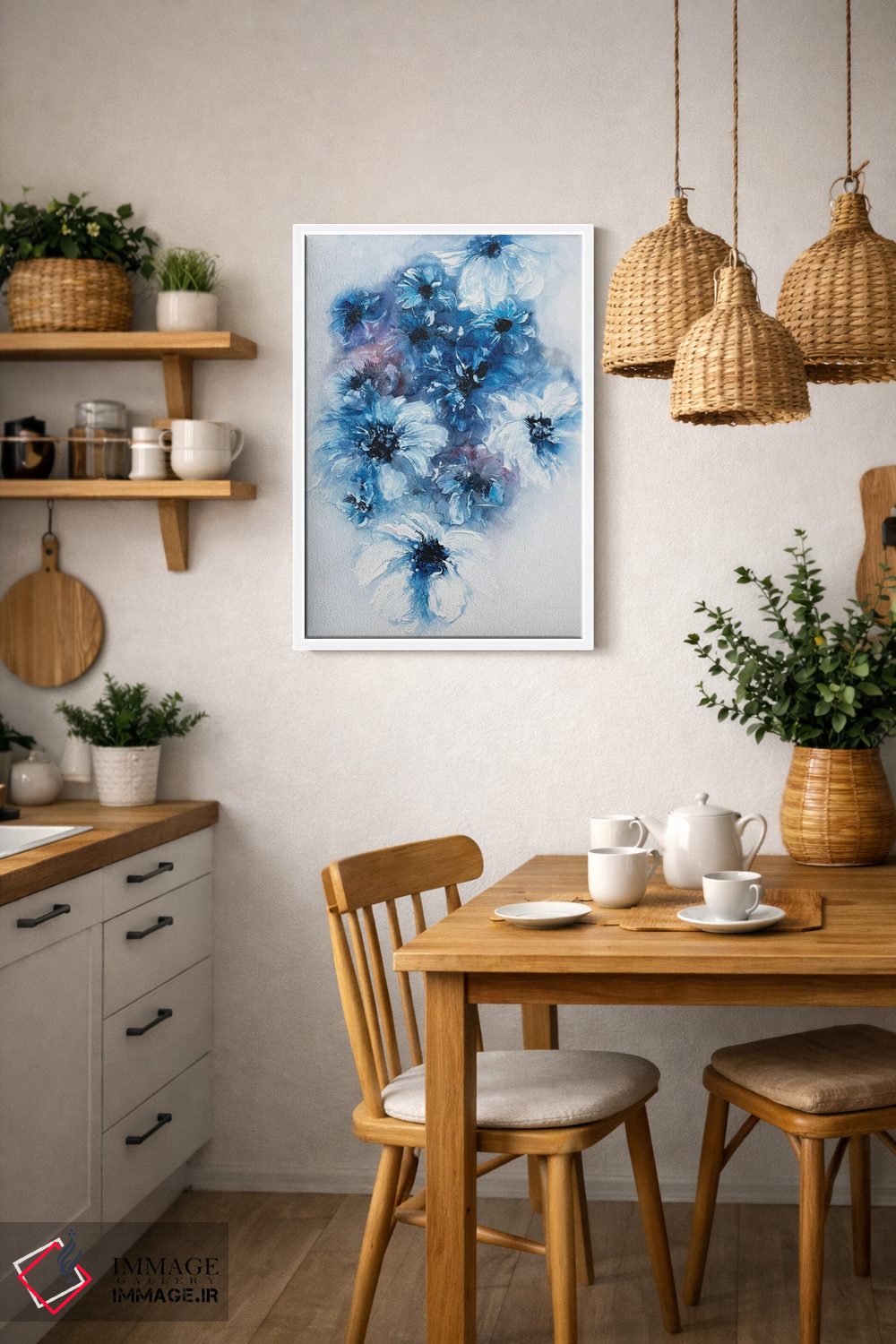 تابلو دکوراتیو رویاهای آبی اثر فرانسواز واتره - D1W