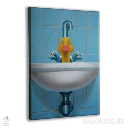 تابلو دکوراتیو حمام کننده اثر فرانک وارمدام - نمای پرسپکتیو محصول