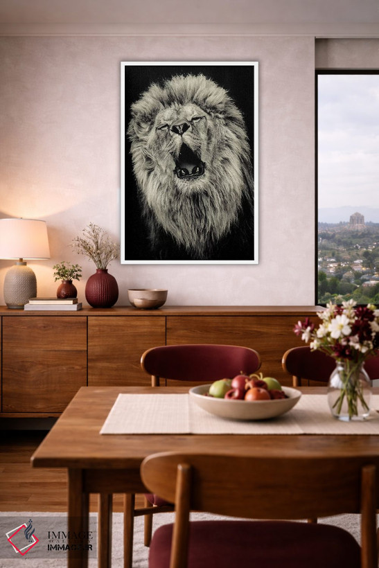 تابلو دکوراتیو شیر چهارم اثر گوران آناستاسوفسکی - D3W