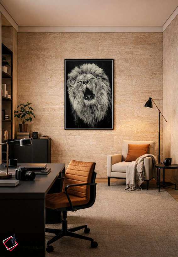 تابلو دکوراتیو شیر چهارم اثر گوران آناستاسوفسکی - D6B