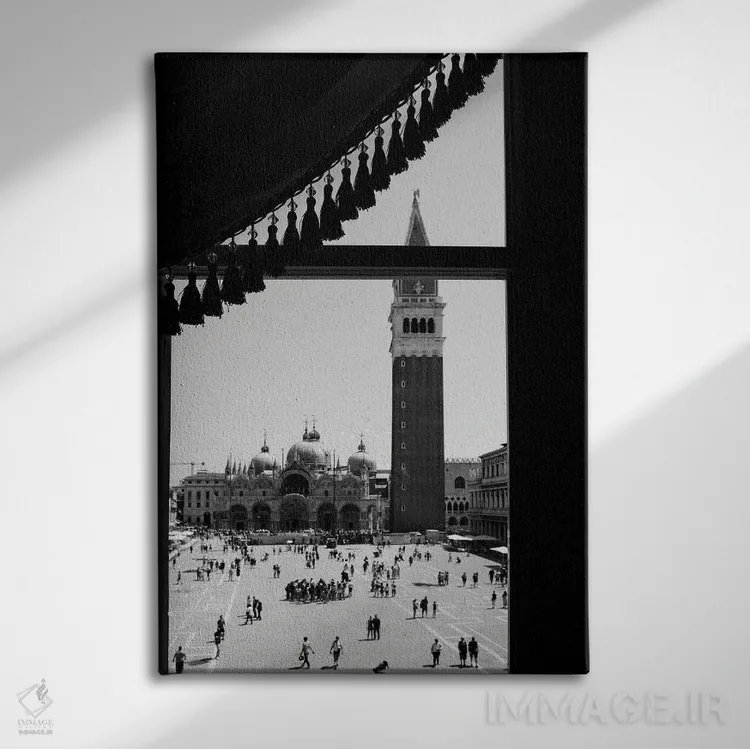 تابلو دکوراتیو نگهدار زمان اثر گیلیارد برسسان - نمای روبهرو روی دیوار