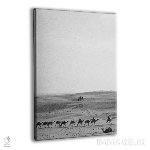 تابلو دکوراتیو مسیر شترها اثر گیلیارد برسسان - نمای پرسپکتیو محصول