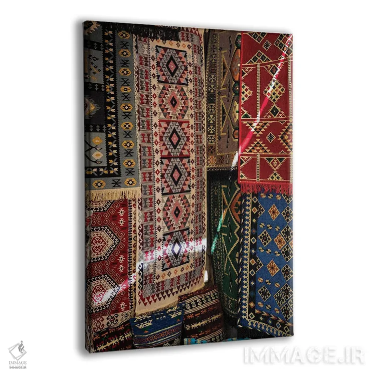 تابلو دکوراتیو گلیم اثر گیلیارد برسسان - نمای پرسپکتیو محصول