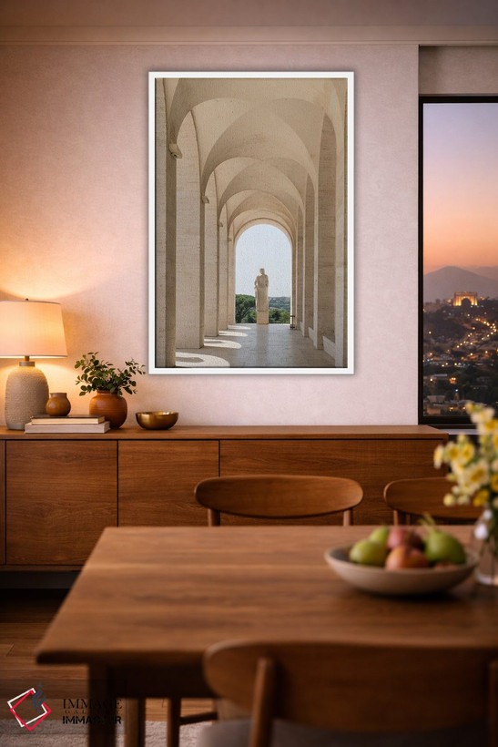 تابلو دکوراتیو تندیس در قوس اثر گیلیارد برسسان - D1W