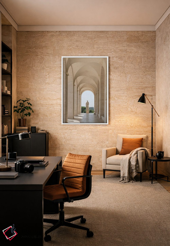 تابلو دکوراتیو تندیس در قوس اثر گیلیارد برسسان - D6W