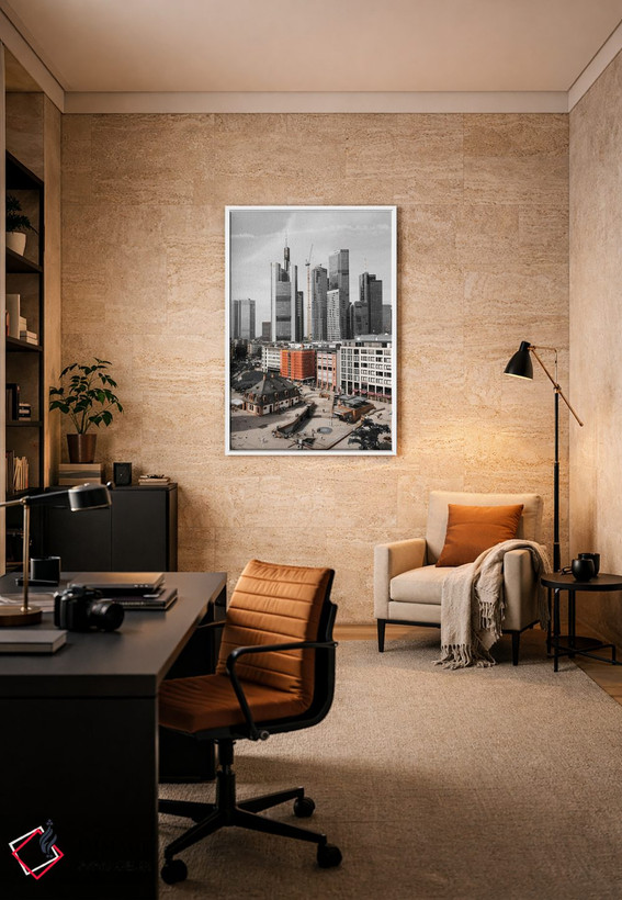 تابلو دکوراتیو فرانکفورت آم ماین اثر گیلیارد برسسان - D6W