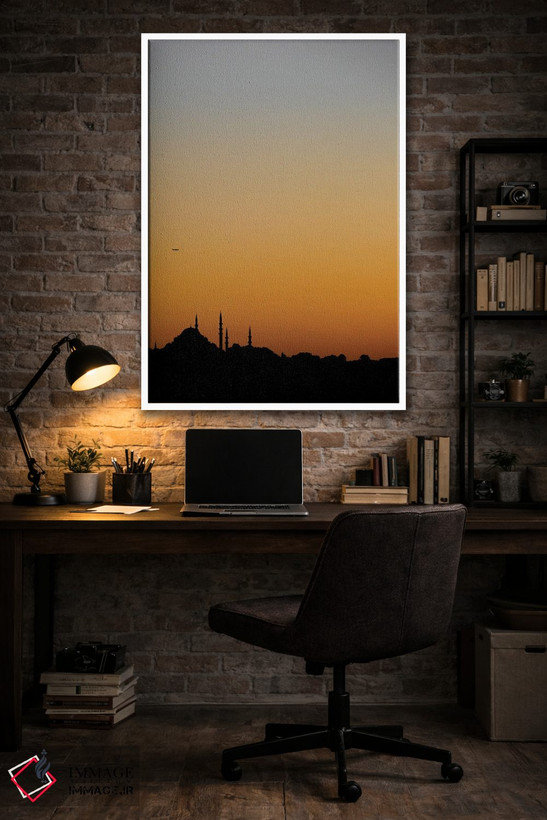 تابلو دکوراتیو انعکاس های غروب اثر گیلیارد برسسان - D4W