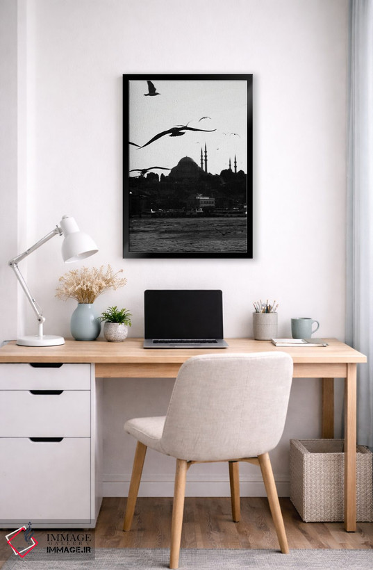 تابلو دکوراتیو نمای شهر در حرکت اثر گیلیارد برسسان - D6B