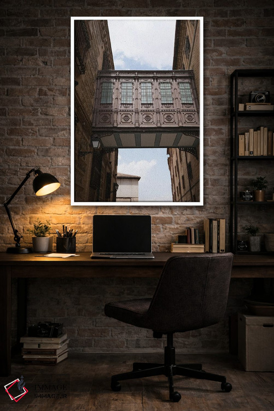 تابلو دکوراتیو پل ساختمان ها اثر گیلیارد برسسان - D5W