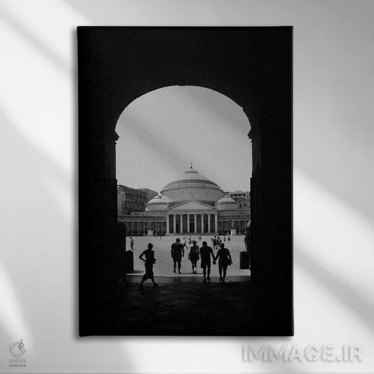 تابلو دکوراتیو دریچه ناپل اثر گیلیارد برسسان - نمای روبهرو روی دیوار