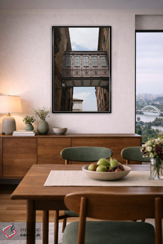 تابلو دکوراتیو پل ساختمان ها اثر گیلیارد برسسان - D6B