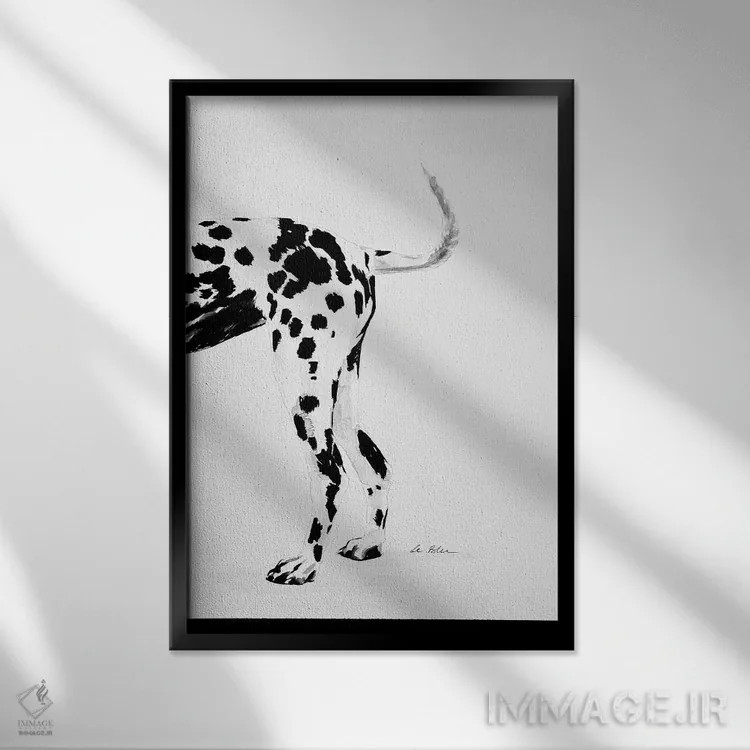 تابلو دکوراتیو افسانه اثر گیل لبلو - نمای قابدار مشکی