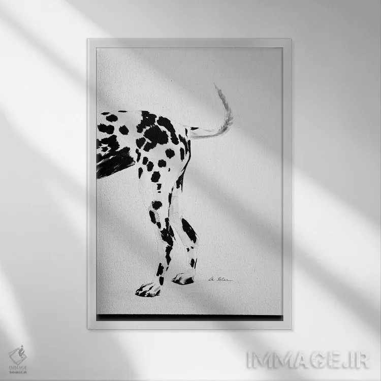 تابلو دکوراتیو افسانه اثر گیل لبلو - نمای قابدار سفید