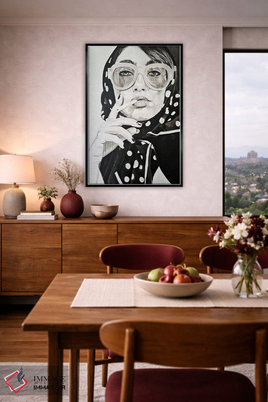 تابلو دکوراتیو باران دوباره می آید اثر گیل لبلو - D5B