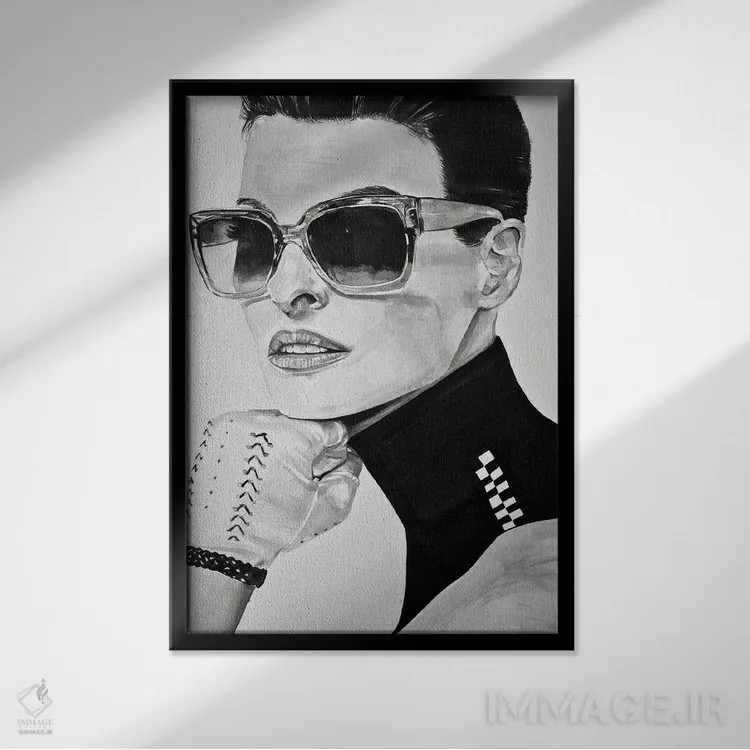 تابلو دکوراتیو اعتیاد به گلف اثر گیل لبلو - نمای قابدار مشکی