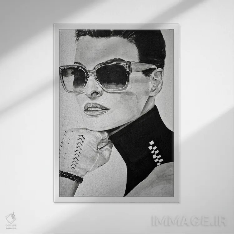 تابلو دکوراتیو اعتیاد به گلف اثر گیل لبلو - نمای قابدار سفید
