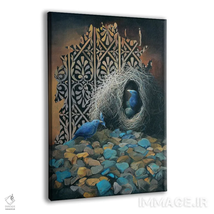 تابلو دکوراتیو مجموعه عشق اثر گیگی چن - نمای پرسپکتیو محصول