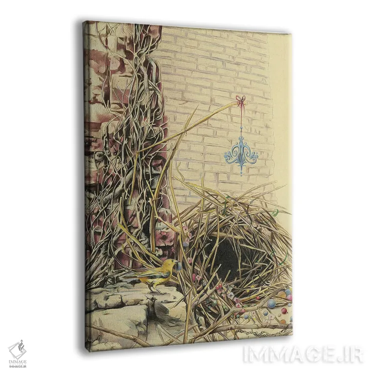 تابلو دکوراتیو مکان ساختاریافته اثر گیگی چن - نمای پرسپکتیو محصول