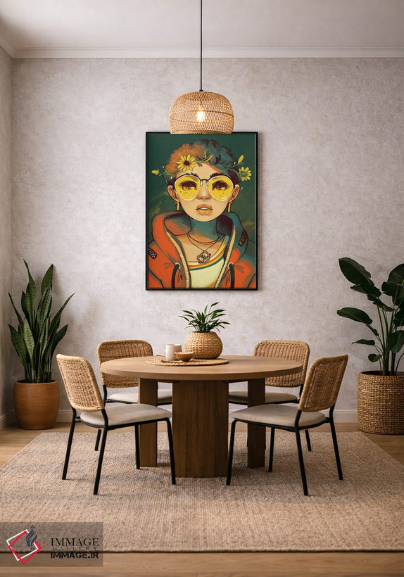 تابلو دکوراتیو تخمین اثر ژنووا بی - D6B