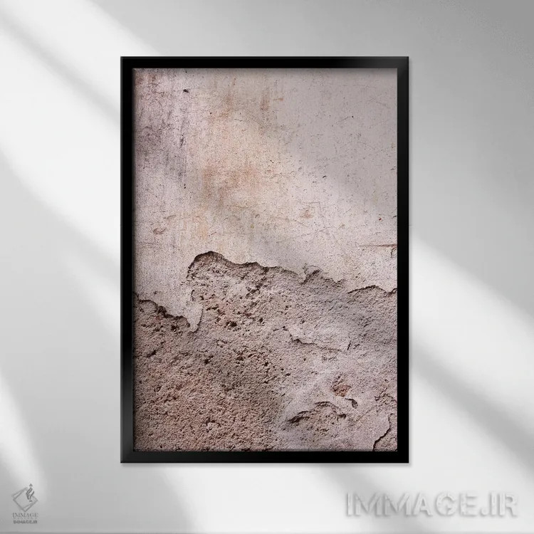 تابلو دکوراتیو دیوار قدیمی اثر مونیکا استریگل - نمای قابدار مشکی