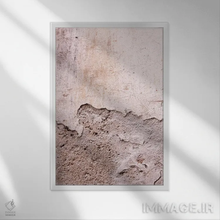 تابلو دکوراتیو دیوار قدیمی اثر مونیکا استریگل - نمای قابدار سفید