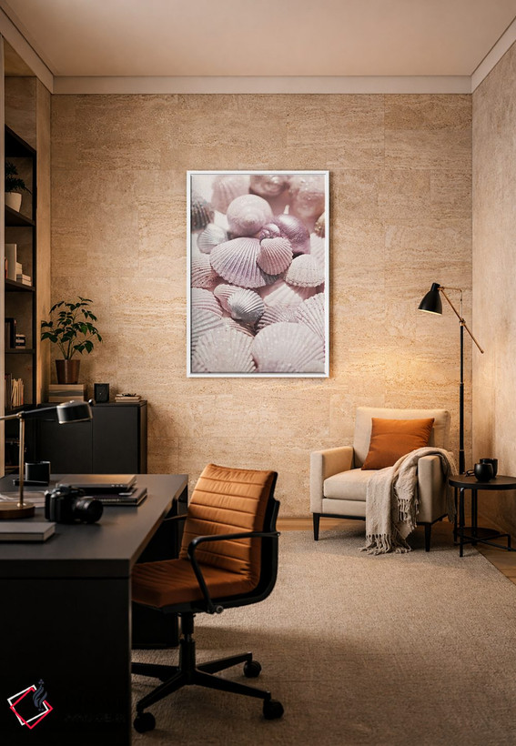 تابلو دکوراتیو صدف و اکلیل اثر مونیکا استریگل - D6W