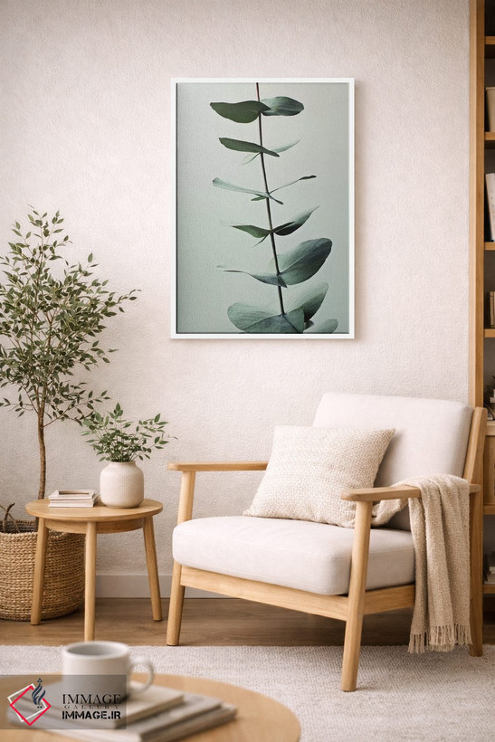 تابلو مینیمال سبزینه اکالیپتوس اثر مونیکا استریگل - D5W