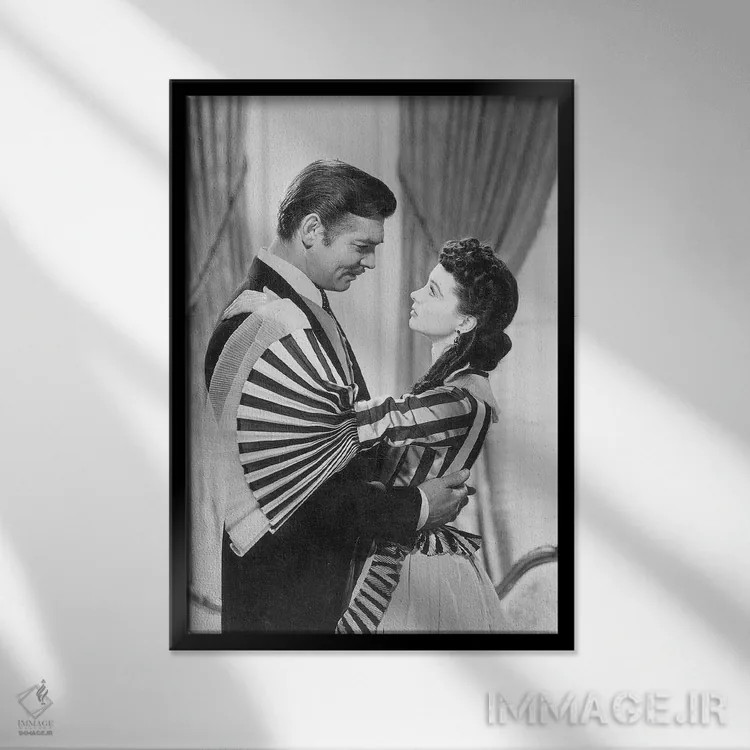تابلو دکوراتیو 1939,بر باد رفته، ۱۹۳۹ - نمای قابدار مشکی