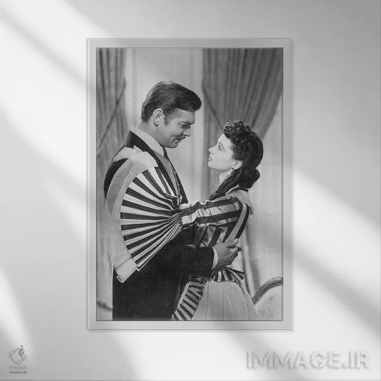 تابلو دکوراتیو 1939,بر باد رفته، ۱۹۳۹ - نمای قابدار سفید