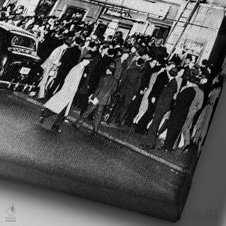 تابلو دکوراتیو 1941,نیویورک: تالار آر.کی.او، ۱۹۴۱ - نمای نزدیک بافت بوم